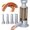 Coffee, variant on Manual Sausage Stuffer Machine with 4 Stuffing Tubes - Homemade Vertical Meat Filler Tool Kit for Household Kitchen 2.2 LBS Large Capacity