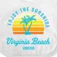 thumbnail image 4 of Inktastic Summer Enjoy the Sunshine Virginia Beach Virginia in Blue Boys or Girls Baby Bib, 4 of 4