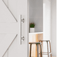 thumbnail image 2 of Stainless Steel Heavy Duty Sliding Barn Door Handle, Sliding Door Handle, Pull And Flush Hardware Set (Round), 2 of 7