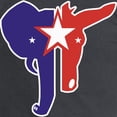 thumbnail image 3 of CafePress - Republican Democrat Long Sleeve Dark T Shirt - Long Sleeve Dark T-Shirt, 3 of 4