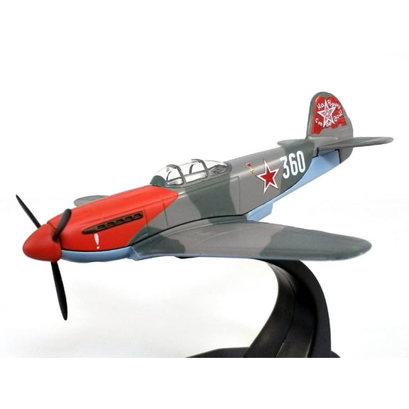 Yakovlev Yak 3 Fighter Aircraft "150th Guards Regiment T/N 360" USSR 1/72 Diecast Model Airplane by Oxford Diecast
