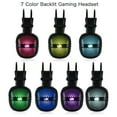 thumbnail image 7 of axGear Gaming Headset 7 Color LED Backlight 3.5mm Stereo Over-Ear Headphones with Mic, 7 of 7