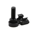 thumbnail image 1 of M6 x 16mm Rack Mount Cage Nuts, Screws and Washers for Rack Mount Server Cabinet, Rack Mount Server Shelves, Routers, 50 PACK Rack Mount Screws and Square Insert Nuts, Self-Locking Cable Ties for Free, 1 of 8