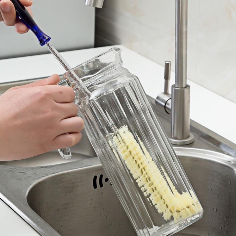 Long Flexible Handle Bottle Cleaning Brush Kitchen Thermal Teapot Cleaner Tool
