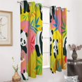 thumbnail image 2 of Cute Panda Blackout Curtains for Bedroom Curtains Insulated Room Darkening Window Drapes for Living Room, 2 of 7