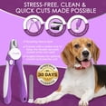 thumbnail image 3 of Professional Nail Clippers with Safety Guard for Dogs & Cats by Poodle Pet- Pet Grooming Clippers with Stainless Steel Blades for Smooth Cuts- Dog Nail Trimmers with Hidden File for Large Dogs, 3 of 5