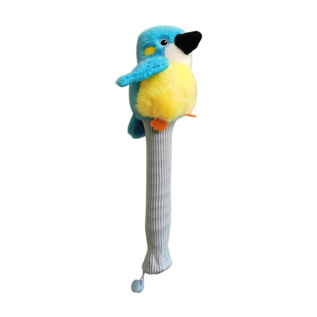 Colaxi Little Bird Doll Badminton Racket Handle Cover Elastic Tennis Grip Protector Blue