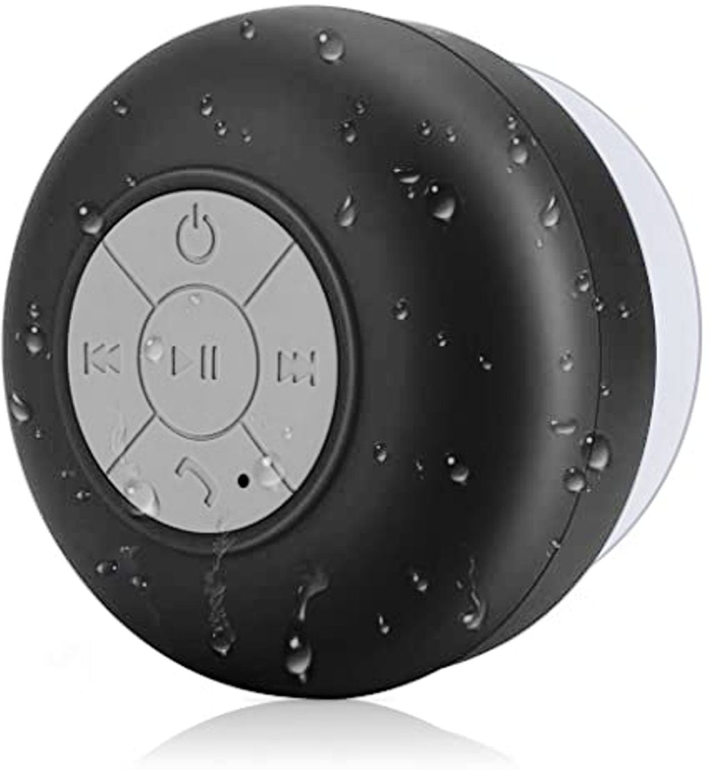 Portable Waterproof Wireless Bluetooth Handsfree Mic Suction Mini Speaker Shower 