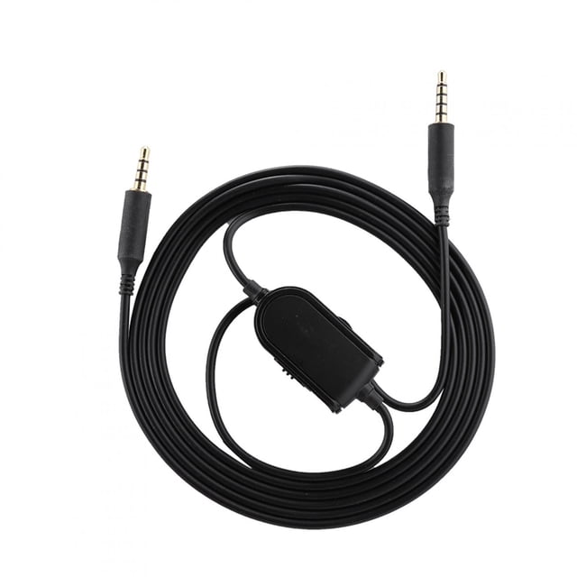 Cable de audio para auriculares para juegos Logitech Astro A10 A40 A30 A50 con montaje en la cabeza y sintonización