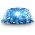 thumbnail image 4 of GZHJMY Christmas Snowflakes Throw Pillow Cover 18 x 18 Inch, Soft Square Cushion Case for Home Couch Sofa Bedroom Car Farmhouse Decor Home Decor, 4 of 7