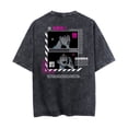 thumbnail image 3 of Japanese anime Mikey T-shirt Crew neck Draken short sleeve top washed vintage t-shirt, 3 of 7