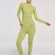 thumbnail image 4 of Conjuntos de ropa interior térmica para mujer, de invierno, cuello redondo, ajustados, para deportes de esquí, transpirables, de color sólido, que mantienen el calor, conjuntos de ropa interior térmic, 4 of 7