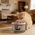 thumbnail image 3 of Cat Water Fountain, Automatic Pet Water Dispenser, Circulating Filter Water Feeder, Ultra Quiet Power Saving USB Water Bowl, Multi-Stage Filtration Fresh Water Fountain for Indoor Cats Small Pets, 3 of 5