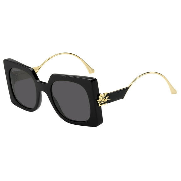 Etro - ETRO 0026/S, Oversize acetate women BLACK/GREY