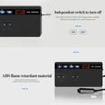 thumbnail image 6 of WOVTE 200W Car Power Inverter,  12V to 110V AC Car Plug Adapter Outlet Type-C,QC3.0 USB-A,1.1A&2A USB-A, Overvoltage Protection, Key Switch, Voltage Display（Matte Black）, 6 of 6