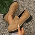 thumbnail image 6 of Xiaoxatg Women's Casual Shoes Thick Sole On Footwear for Daily Use for Spring and Summer Seasons Comfortable and Stylish for Every Occasion 7.5 Khaki, 6 of 8