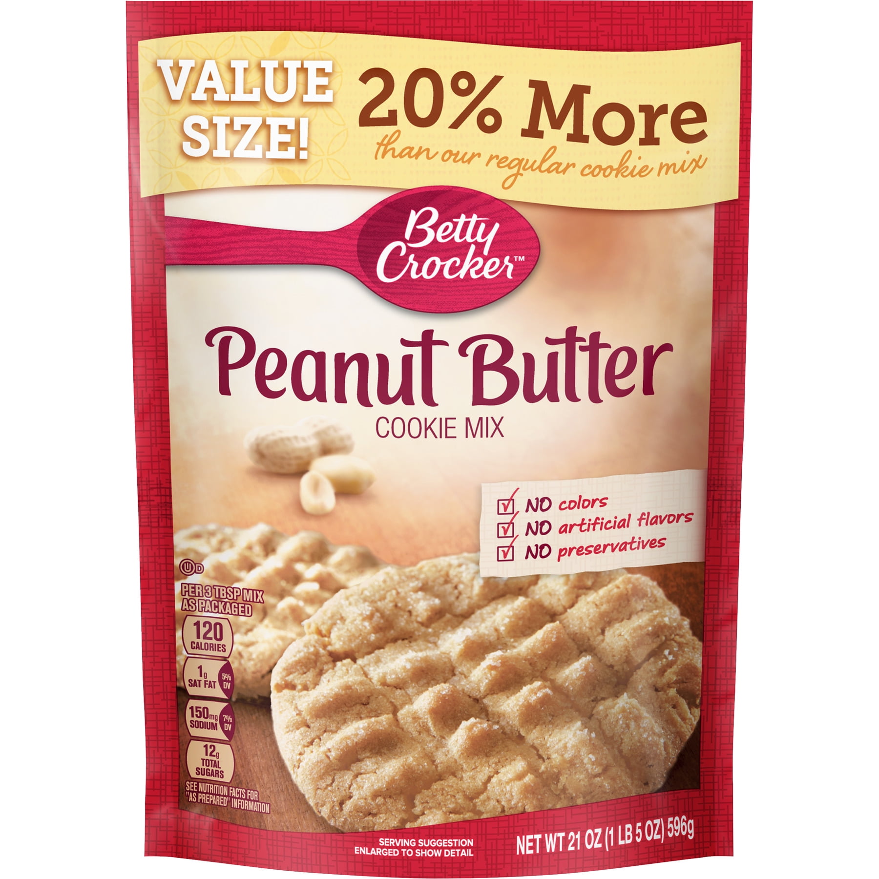 Betty Crocker™ Peanut Butter Cookie Mix, 21.0 OZ