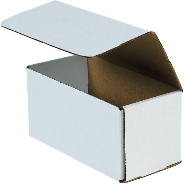 Box Partners Corrugated Mailers 10x5x5 White 50 Bdl Bxp M1055 Walmart Com Walmart Com
