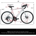 thumbnail image 5 of Ambifirner 700c Lightweight Road Bike with 17-Speed Shimano Gearing, City Commuting Road Soft Ride, Ideal Gift for Men and Women, 5 of 9