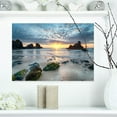 thumbnail image 2 of Designart Beautiful Porthcothan Bay Canvas Wall Art, 2 of 4