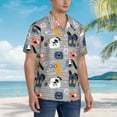 thumbnail image 2 of Lsque Dog pattern Hawaiian Shirt for Men, Unisex Summer Beach Casual Short Sleeve Button Down Shirts-XX-Large, 2 of 9