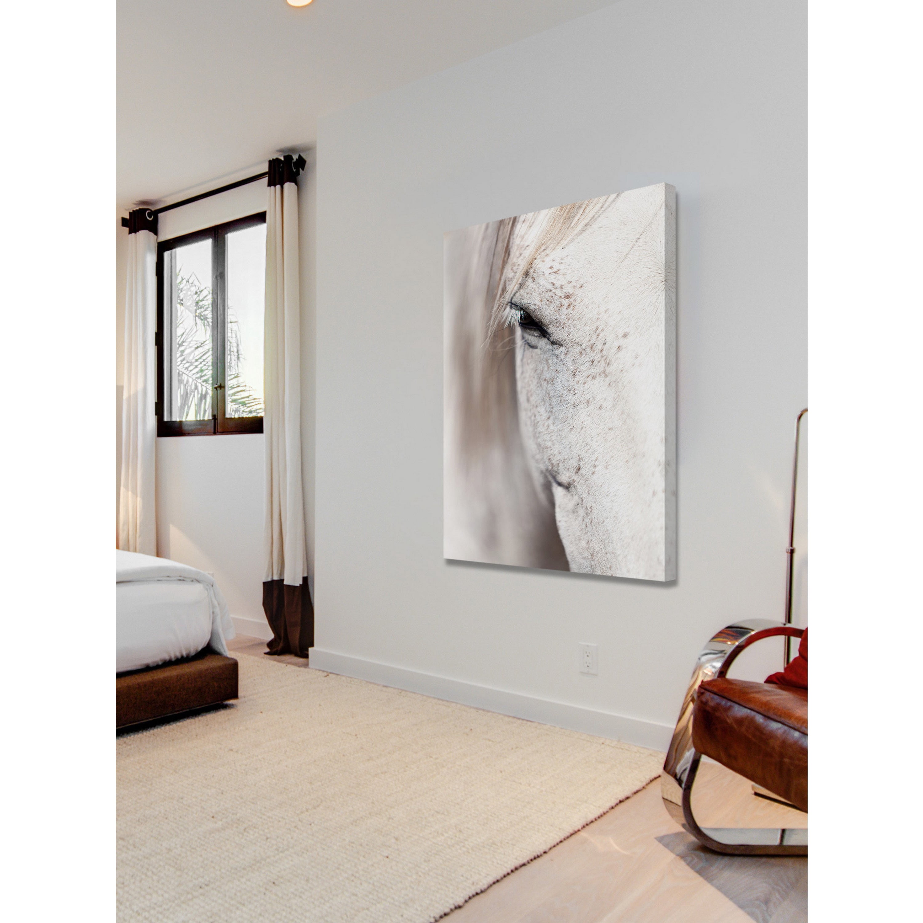 "Horse Eye" Painting Print on Wrapped Canvas