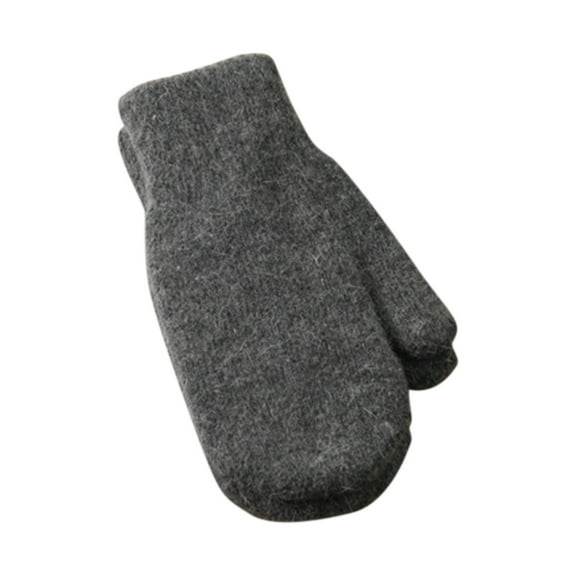 Women's Winter Gloves Warm Lining - Cozy Wool Knit Thick Gloves Mittens