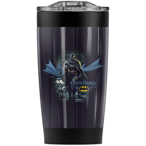 Batman From The Depths Stainless Steel Tumbler 20 oz Coffee Travel Mug/Cup, Vacuum Insulated & Double Wall with Leakproof Sliding Lid | Great for Hot Drinks and Cold Beverages