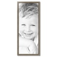 thumbnail image 2 of ArtToFrames 17" x 43" Silver Picture Frame, 17x43 inch Silver Wood Poster Frame (WOM-5023), 2 of 7