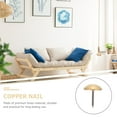 thumbnail image 5 of MERRYHAPY 100Pcs Furniture Nails Pin Brass Golden Nails for Sofa and Chair Decoration, 5 of 8
