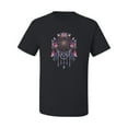 thumbnail image 2 of Wild Bobby, Dreamcatcher with Flowers, Pop Culture, Men Graphic Tees, Black, Small, 2 of 3