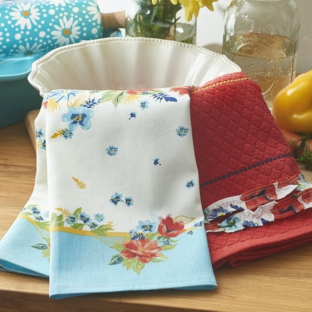 The Pioneer Woman Spring Bouquet  2 Pack Kitchen  Towel Set 
