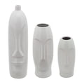 thumbnail image 2 of Sagebrook Home 15761-01 18 in. Face Ceramic Vase, White, 2 of 3