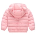 thumbnail image 2 of Chaqueta acolchada AIWUHE para bebé, abrigos ligeros de invierno, color rosa 3-4T, 2 of 7