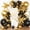 Black Gold, variant on Purple and Blue Balloon Arch Kit with White and Silver Balloons for Pool Party Sea Ocean Party Graduation Girls Princess Birthday Party Decorations