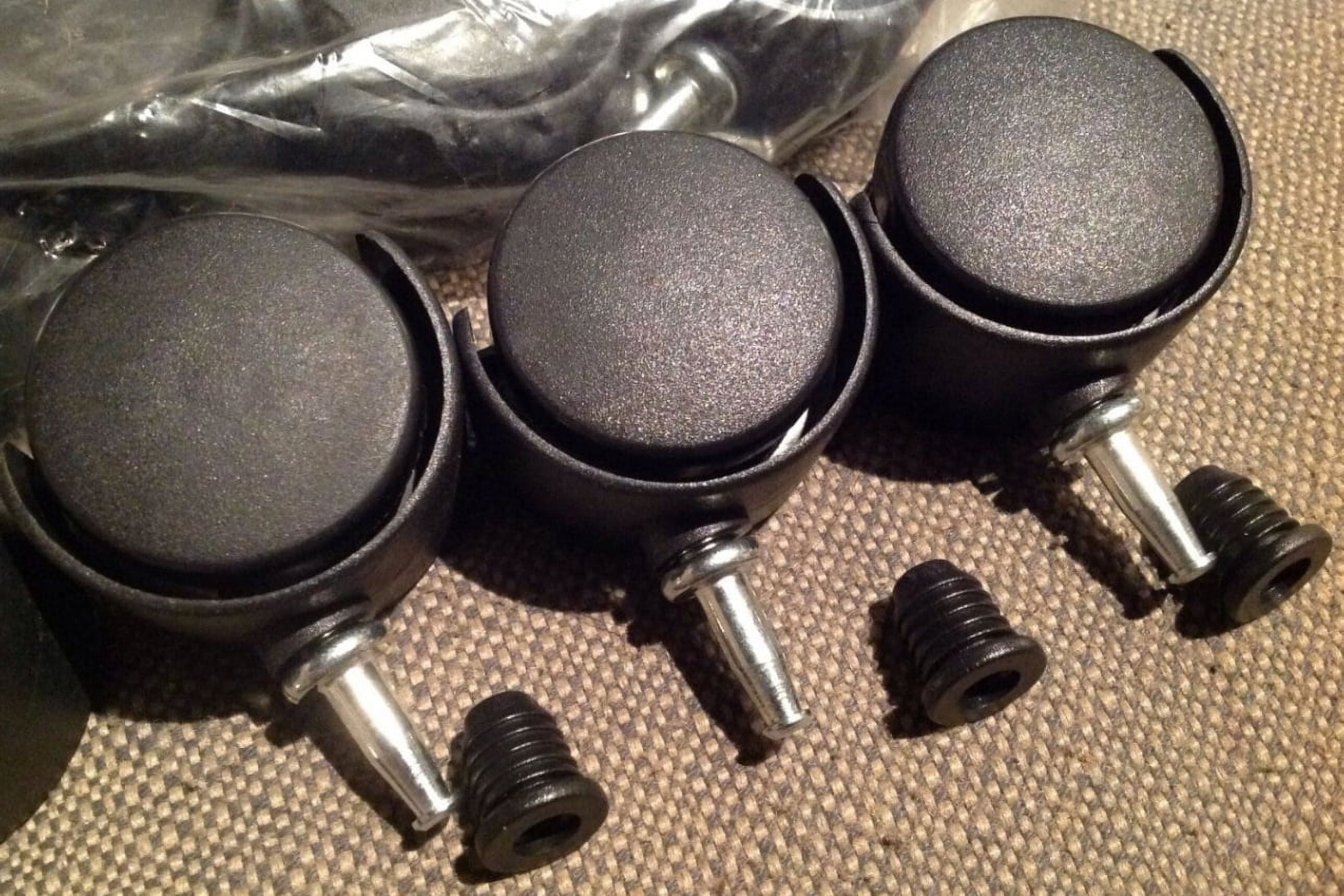 Sterilite, Storex universal Crate replacement Casters, Snap In Style Set Of 4 please see our description plastic casters smooth glide