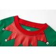 thumbnail image 3 of Little Boy Girl 100% Cotton Christmas Pyjamas Set Santa Claus Pjs Long Sleeve 2 Piece Size 12T, 3 of 7
