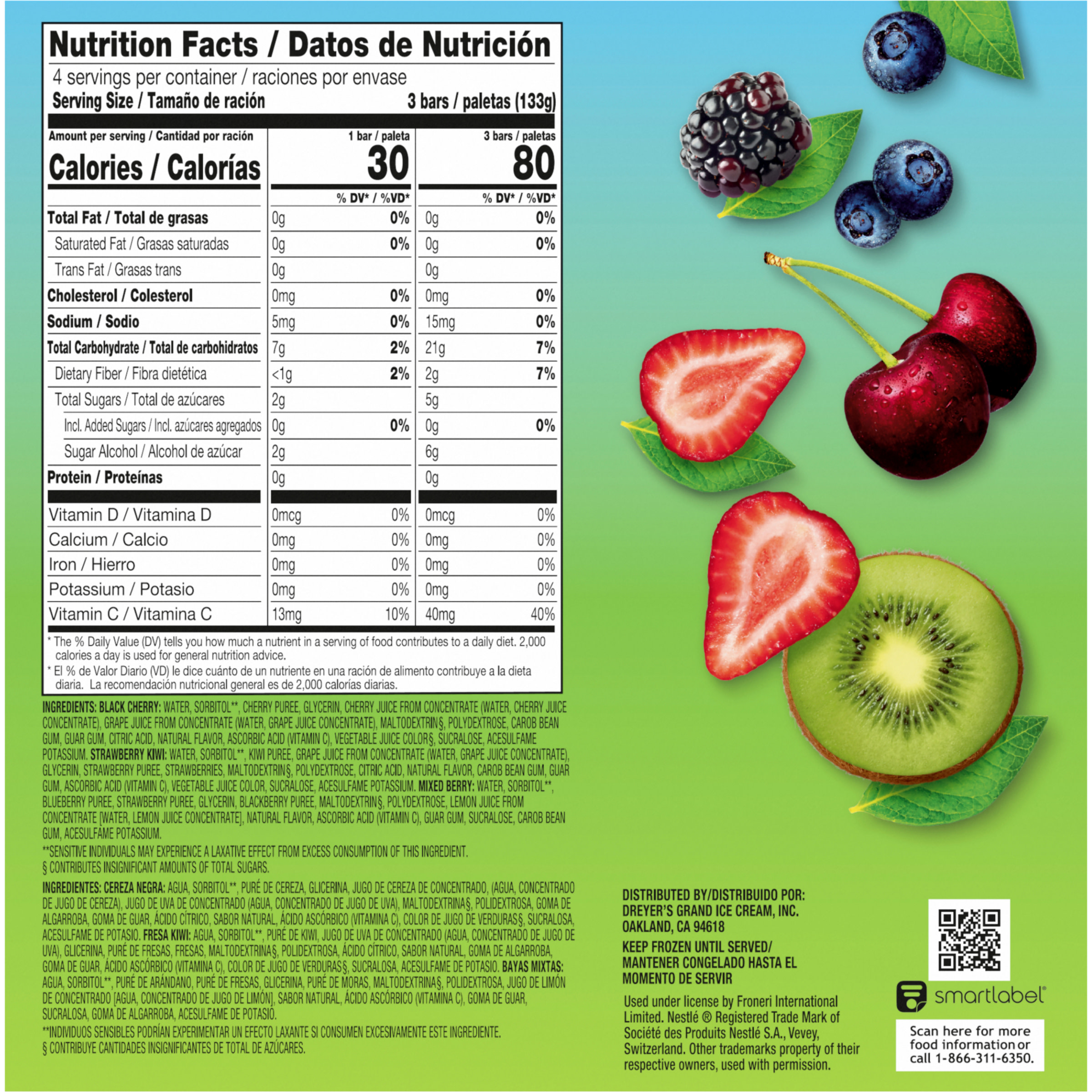 Outshine No Sugar Added Frozen Fruit Bars Variety Ubuy Kuwait