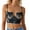Black, variant on ,Women's Underwire Push up Bustier Spaghetti Strap Lace Sheer Corset Sexy Trendy Plunge Bralettes White 36