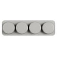 thumbnail image 3 of Huayishang Silicone Molds Jsc2929 4-Piece Handmade Soap Mold Easy to Demould Silicone Mold Round, Kitchen Essentials Clearance Sale, 3 of 5