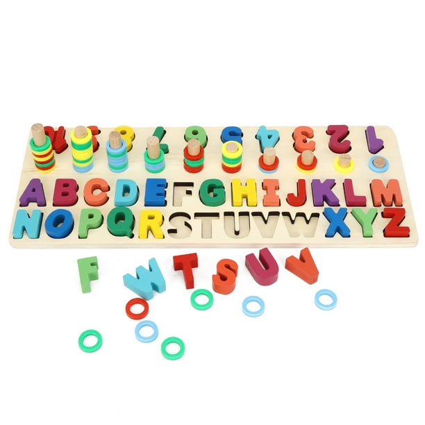 Juguete de emparejamiento de números del alfabeto juguetes a juego colores brillantes portátiles no tóxicos inofensivos para juegos educativos para niños ANGGREK Otros