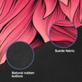 thumbnail image 3 of Flower Yoga Blanket with Storage Bag, 72.8"x26.8", Suitable for Yoga, Pilates, Fitness, Gym Towels, Yoga Towels, Yoga Mat Towel, 3 of 6