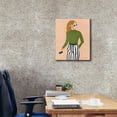 thumbnail image 3 of Epic Graffiti 'Green Mockneck' by Megan Galante, Giclee Canvas Wall Art, 20"x24", 3 of 8