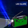 thumbnail image 2 of Radio Am/Fm Multifuncional Manivela De Mano Batería Recargable Con Energía Solar Pronóstico Del Tiempo Linterna Led Banco De Energía Alarma Sos Para Acampar Senderismo Emergencia Al Aire Libre Yuarrent EL013995-02, 2 of 6