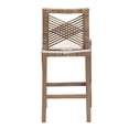 thumbnail image 4 of bali & pari Poltak Gray Natural Kubu Rattan and Mahogany Wood Counter Stool, 4 of 10