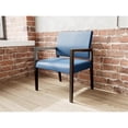 thumbnail image 3 of Pemberly Row Chaise Grand pour Invités pour Réception d'Attente, Cadre en Bois, Bleu, 3 of 5