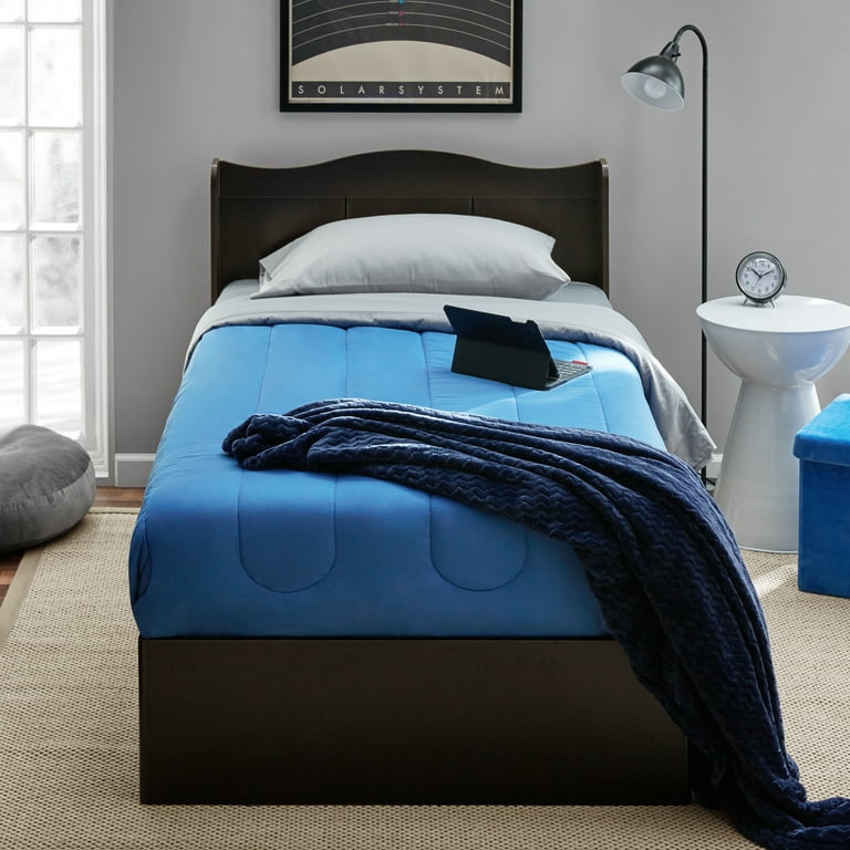 Sauder Storybook Platform Twin Bed with Headboard Jamocha Wood