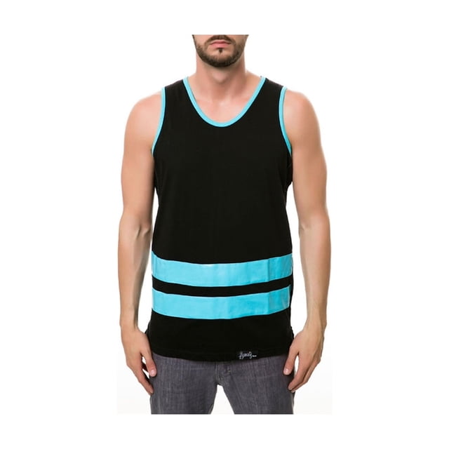 Fly Society The Boardwalk - Camiseta sin mangas para hombre, color negro, grande