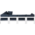thumbnail image 4 of Meridian Furniture Nizuc Sectionnel Modulaire de Patio Extérieur Bleu Marine, 4 of 9