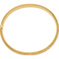 thumbnail image 2 of 14K Yellow Gold 4/16 Diamond-Cut Fancy Hinged Bangle Bracelet (7 X 6.5) Made In United States db95, 2 of 5